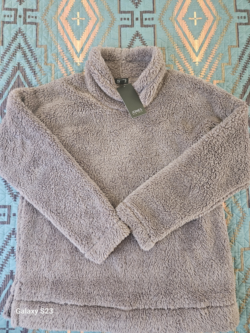 Jones New‎ York Plush Teddy Fleece Pullover